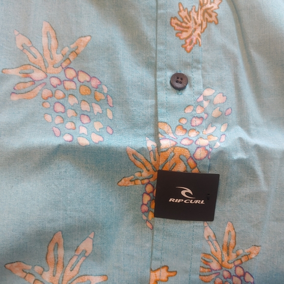 Rip curl Button down Shirt polo shirts boys NEW - Picture 9 of 15
